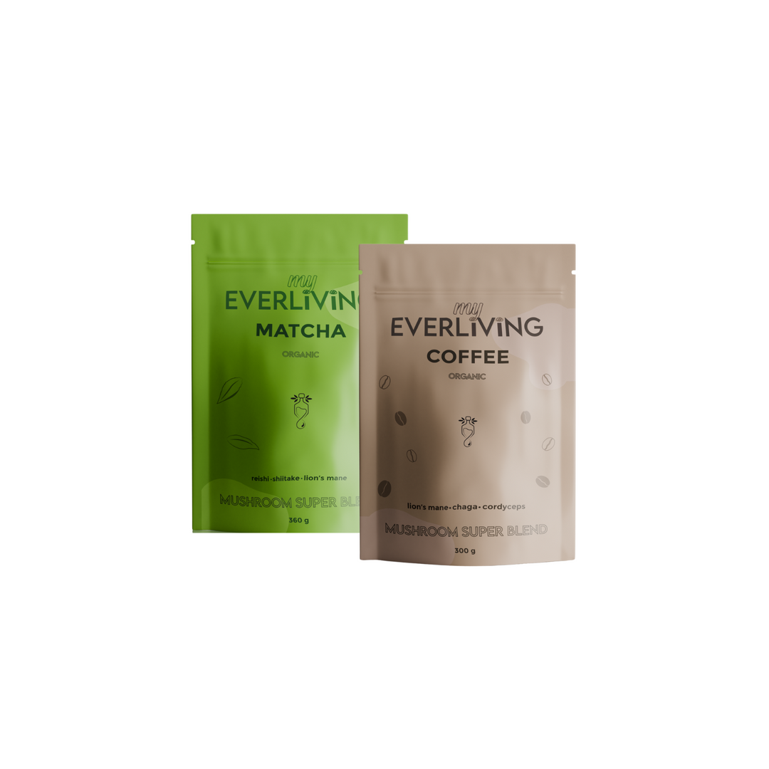 My EverLiving Coffee & Matcha Super Blends