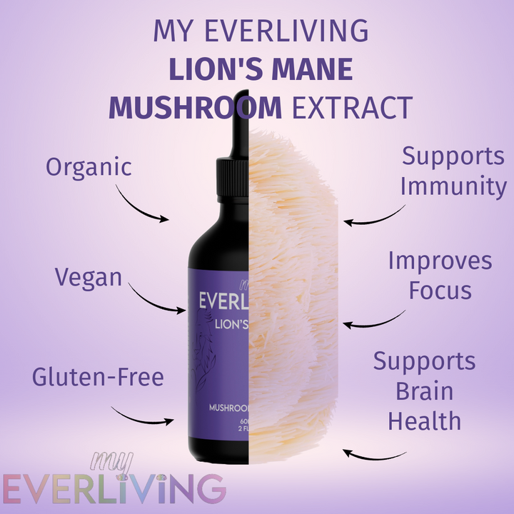 Lions Mane Mushroom Extract 60ML (2 FL OZ)